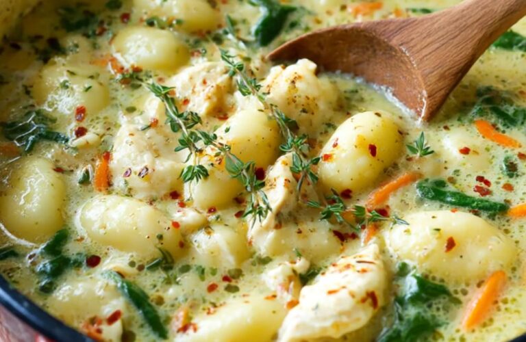Creamy Chicken Gnocchi Soup Recipe