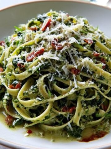 Trader Joe's Spinach and Chive Linguine Recipe