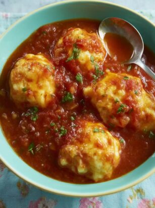 Trader Joe's Tomato Dumpling Soup Recipe