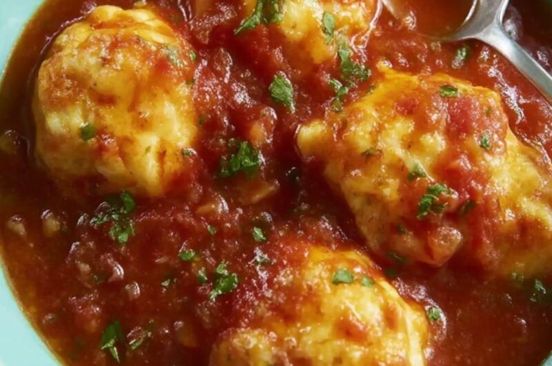 Trader Joe's Tomato Dumpling Soup Recipe
