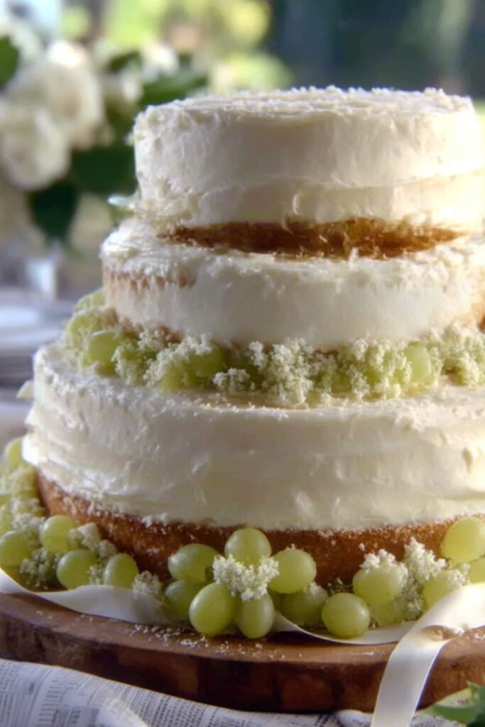 2-Tier Lemon Raspberry Cake Recipe