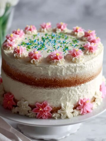 April Showers Chiffon Cake Recipe