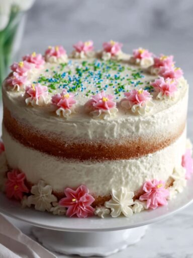 April Showers Chiffon Cake Recipe