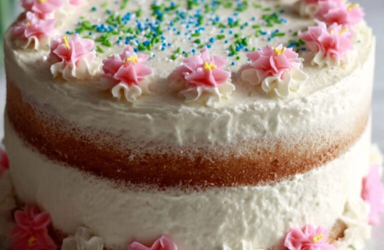 April Showers Chiffon Cake Recipe
