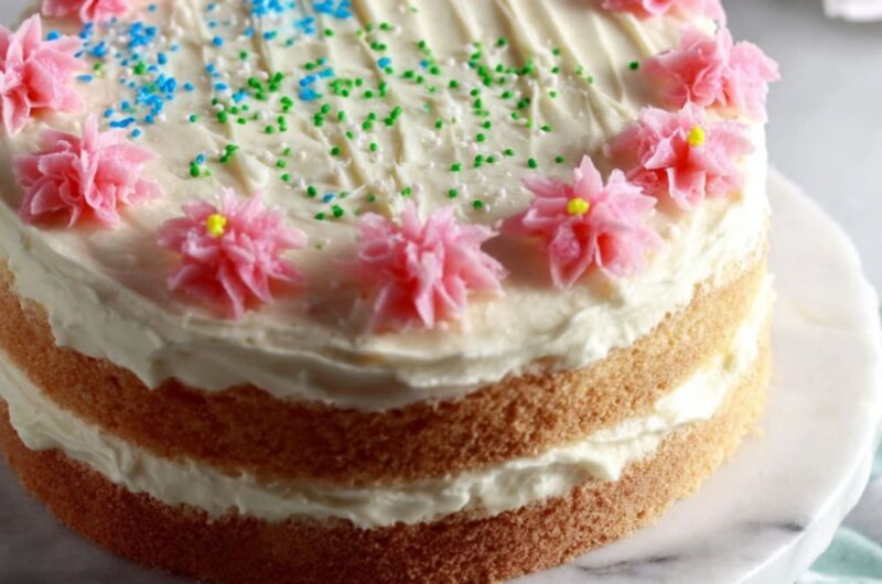 April Showers Chiffon Cake Recipe