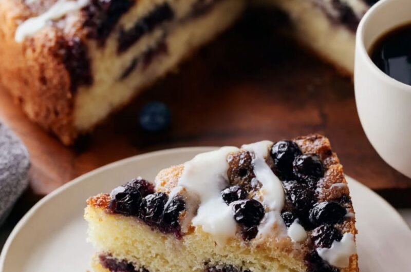 Blueberry Sour Cream Coffee Cake Recipe