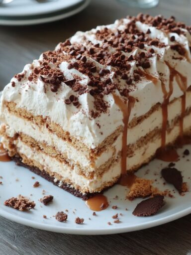 Caramel Latte Icebox Cake Recipe