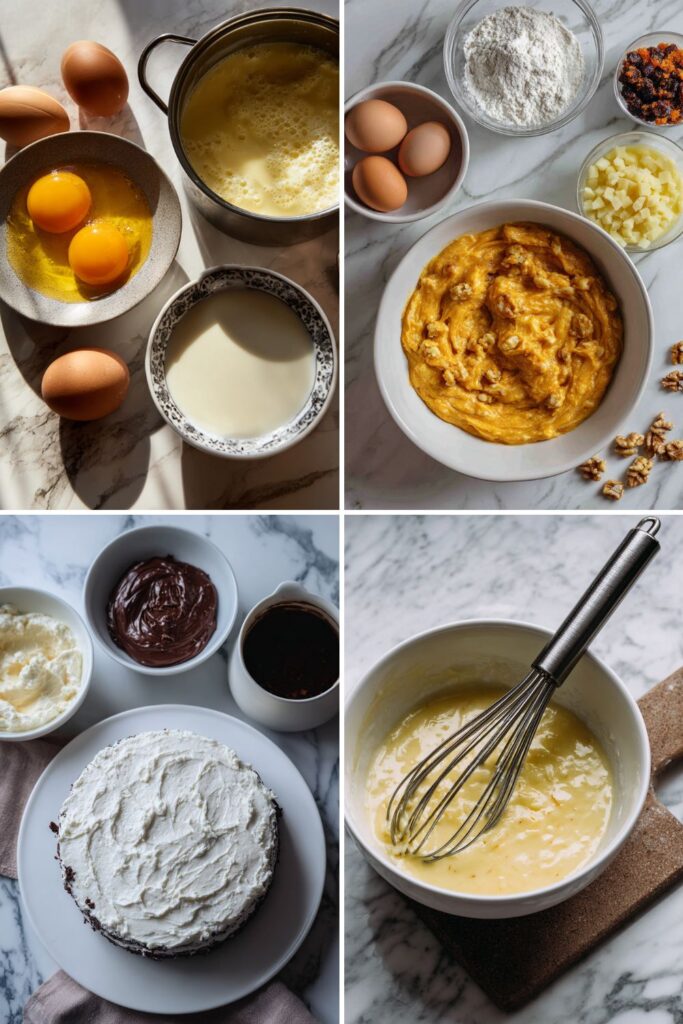 Carrot Ice Cream Cake Recipe