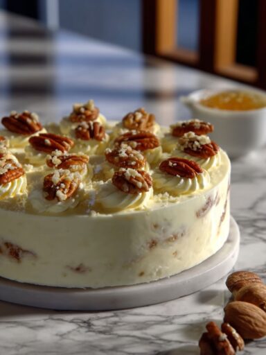 Carrot Ice Cream Cake Recipe