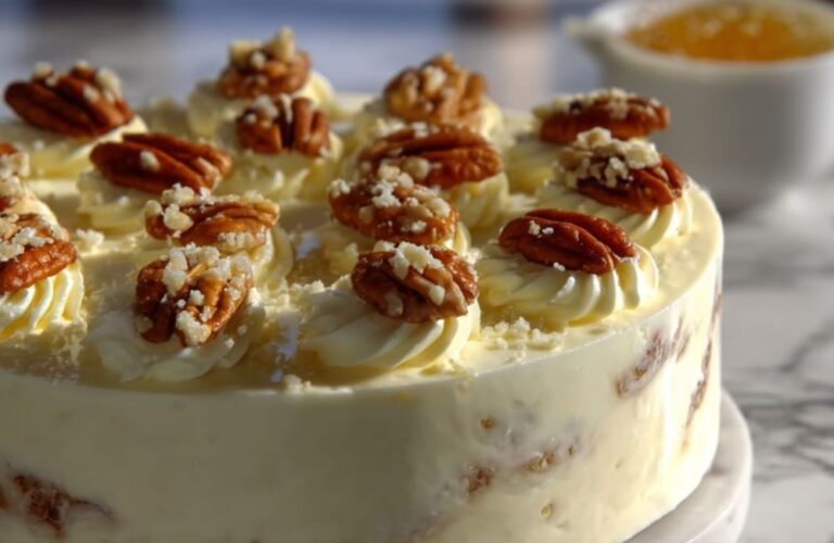 Carrot Ice Cream Cake Recipe