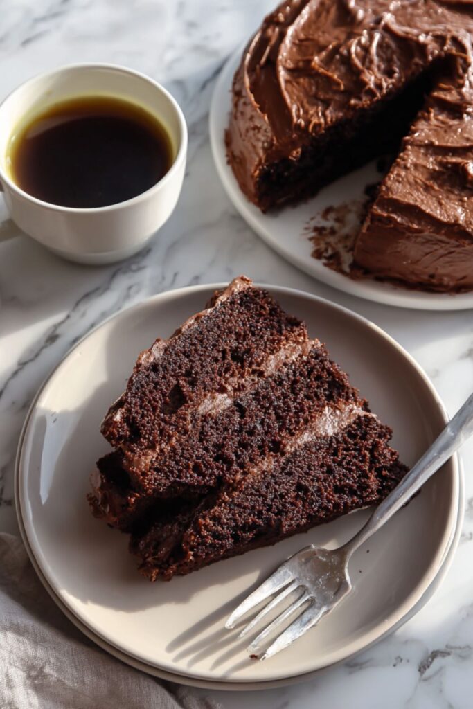 Chocolate Cake with Chocolate Frosting Recipe