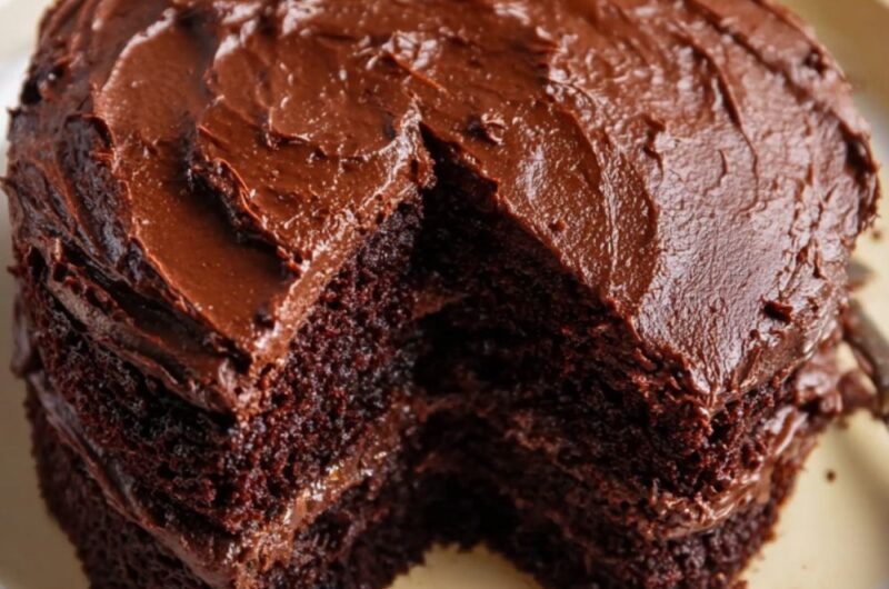 Chocolate Cake with Chocolate Frosting Recipe