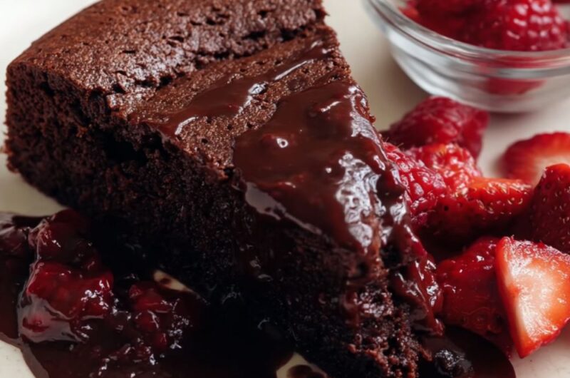 Chocolate Cassis Cake Recipe