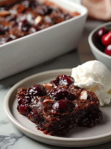 Chocolate Cherry Dump Cake Recipe