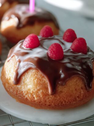 Chocolate-Glazed Tea Cakes Recipe