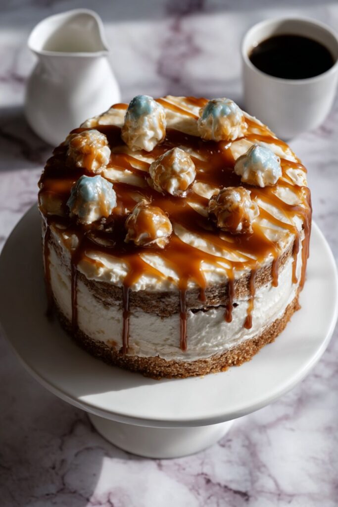 Cinnamon Spice Cake with Fig Buttercream, White Chocolate Ganache and Buttermilk Caramel Recipe