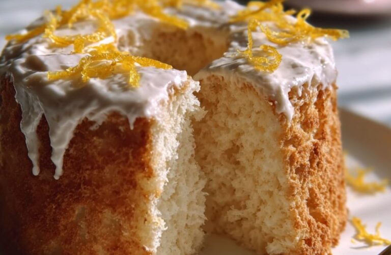 Coffee Angel Food Cake Recipe