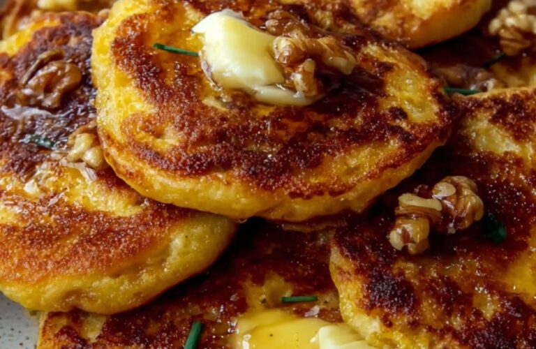 Corn Cakes with Walnuts and Sage Recipe