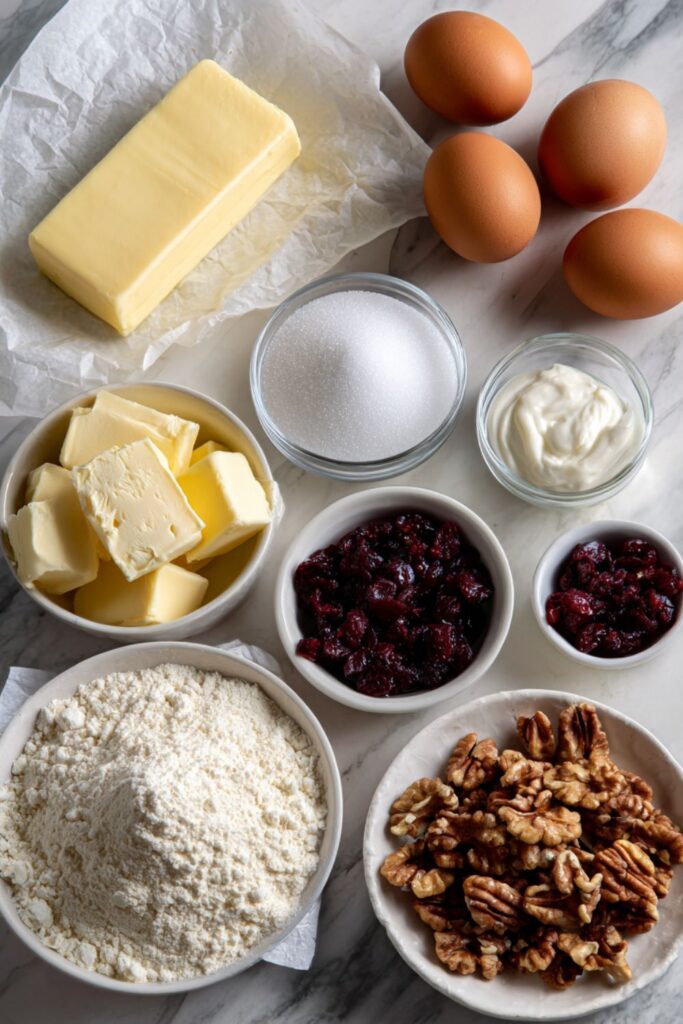 Cranberry Walnut Crumb Cakes Recipe