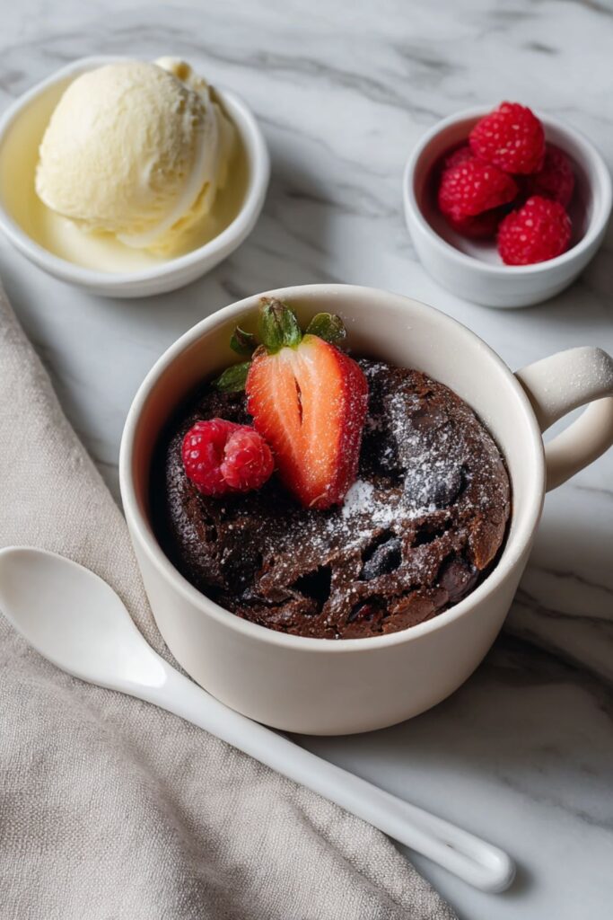 Flourless Chocolate Mug Cake Recipe