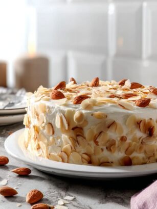 Honey-Apple-Almond Cake Recipe