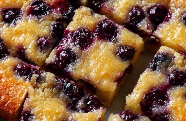 Honeyed Lemon-Berry Snack Cake Recipe