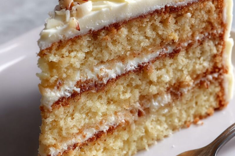 Iced Italian Cream Cake Recipe