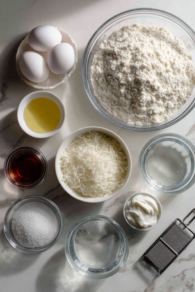 Mini Angel Food Cakes with Marshmallow Frosting Recipe