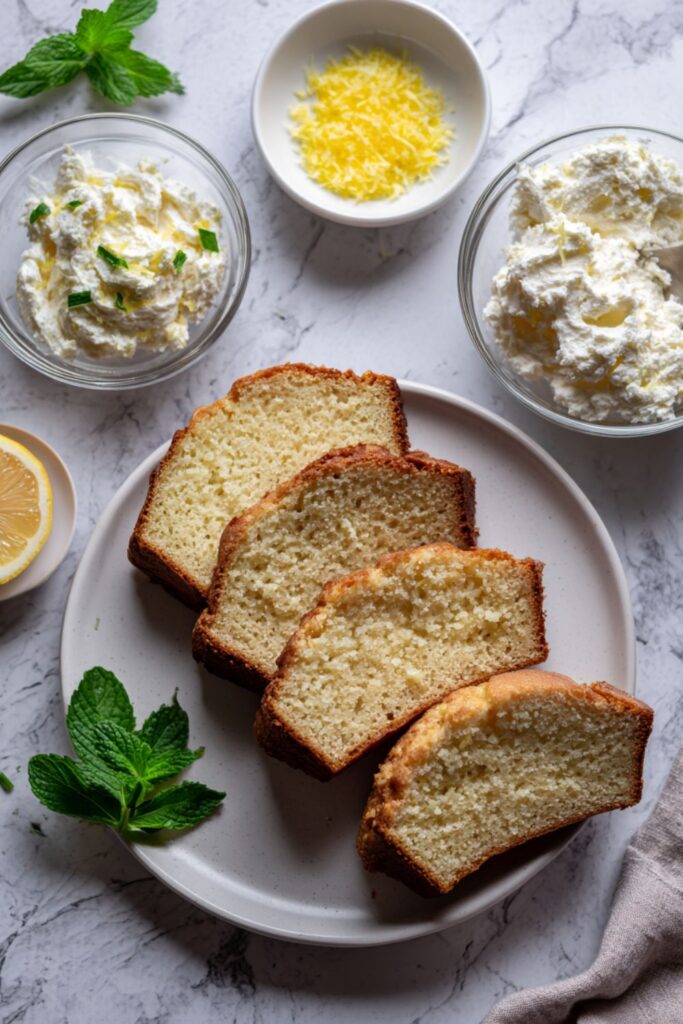 Pound Cake with Lemon Cream Recipe