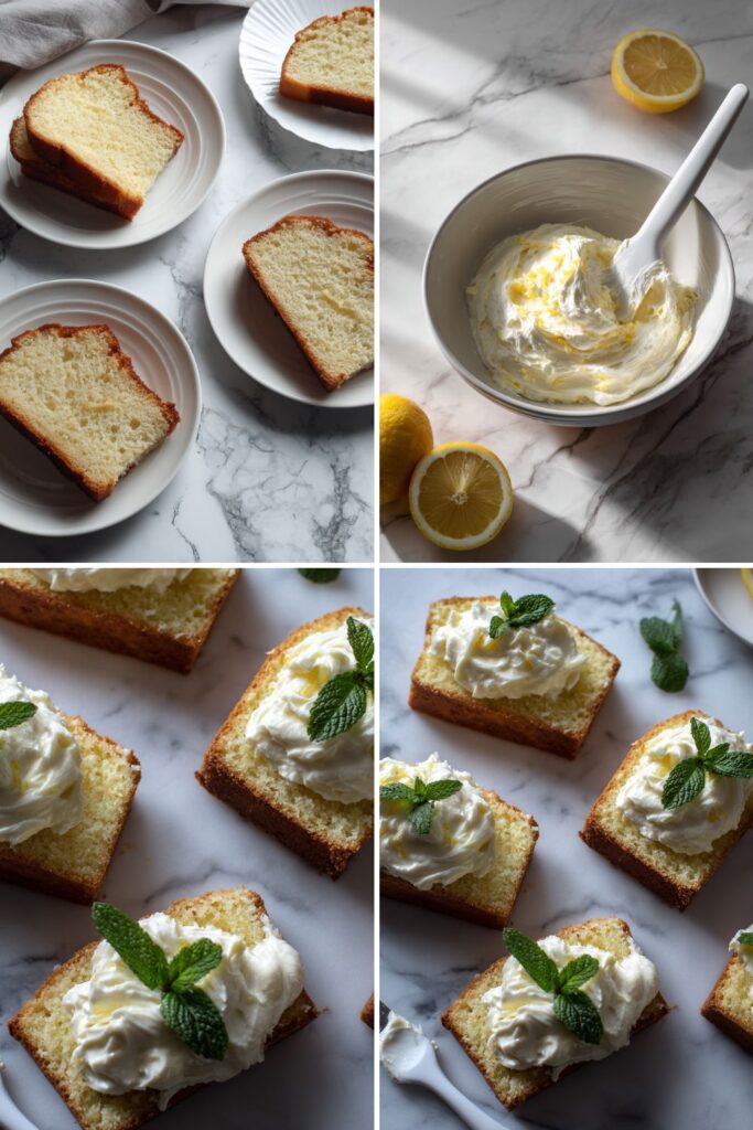 Pound Cake with Lemon Cream Recipe