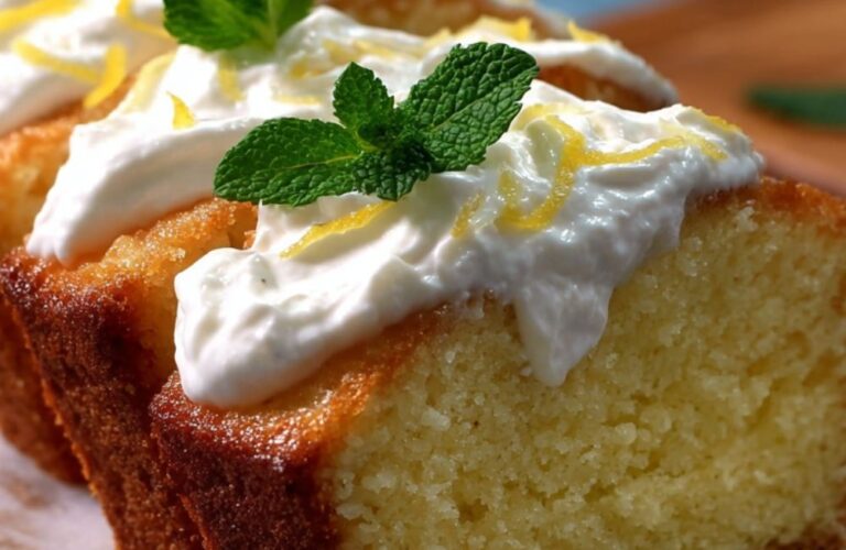 Pound Cake with Lemon Cream Recipe