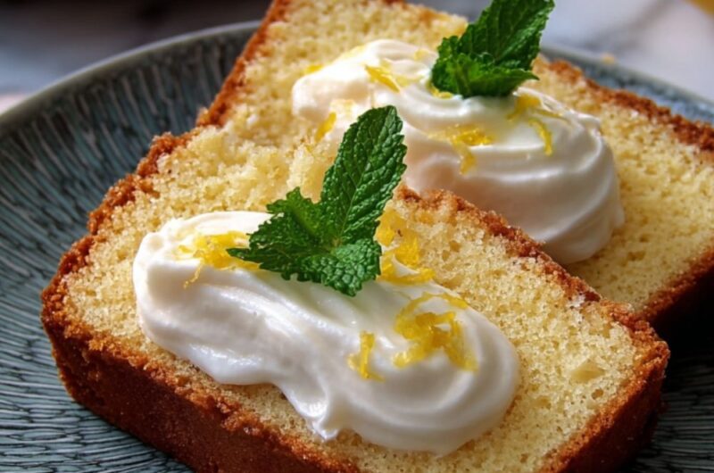 Pound Cake with Lemon Cream Recipe