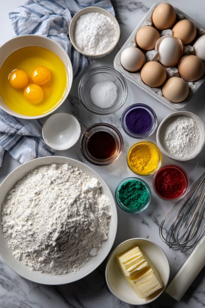 Rainbow Vertical Cake Recipe