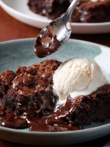 Slow Cooker Gooey Brownie Cake Recipe