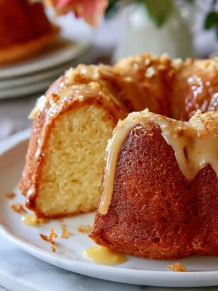 Spiced Pumpkin Bundt Cake with Citrus Glaze Recipe