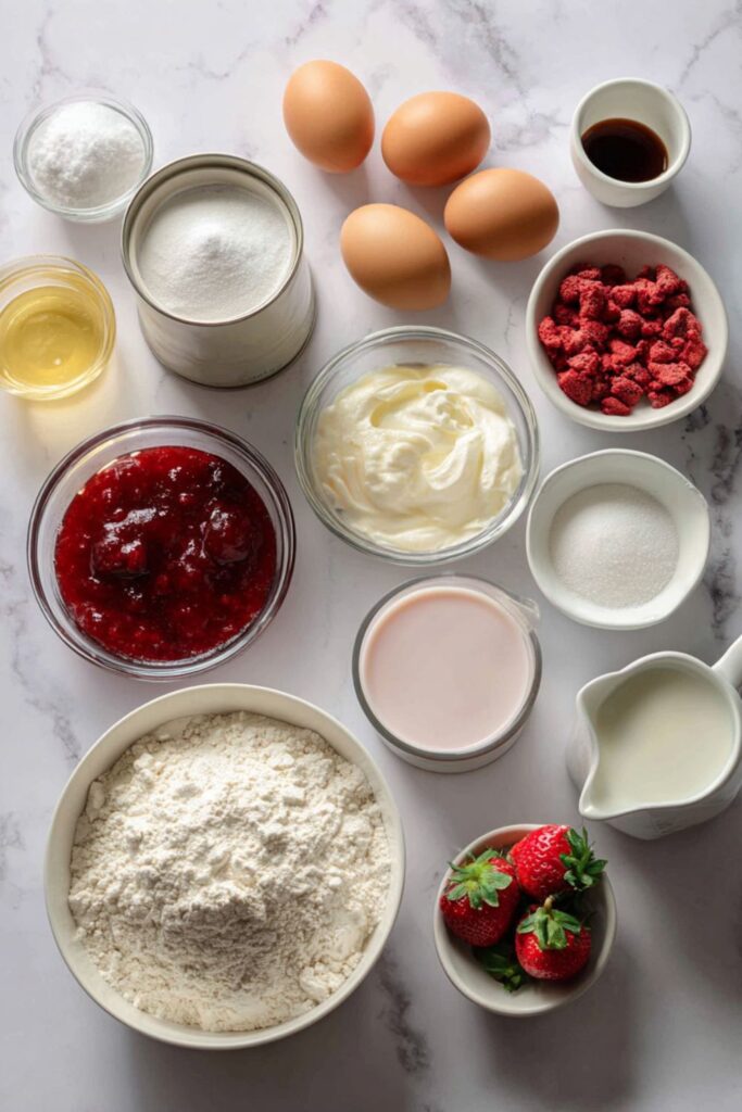 Strawberry Tres Leches Cake Recipe