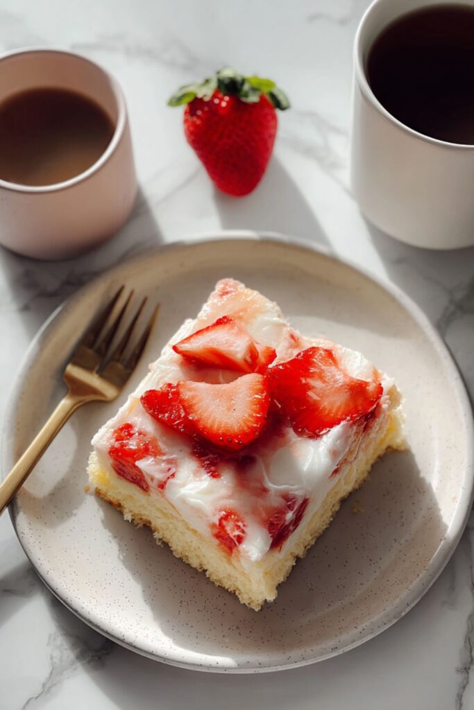 Strawberry Tres Leches Cake Recipe
