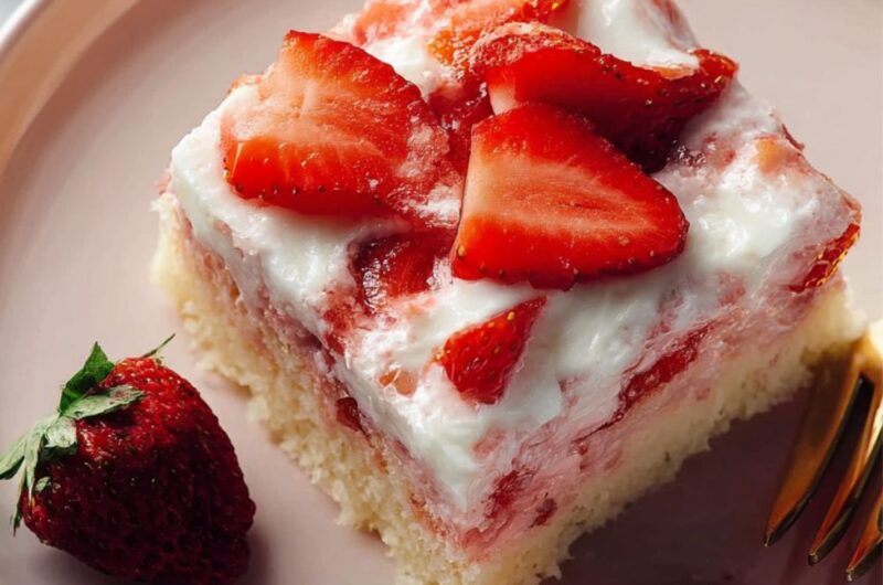 Strawberry Tres Leches Cake Recipe
