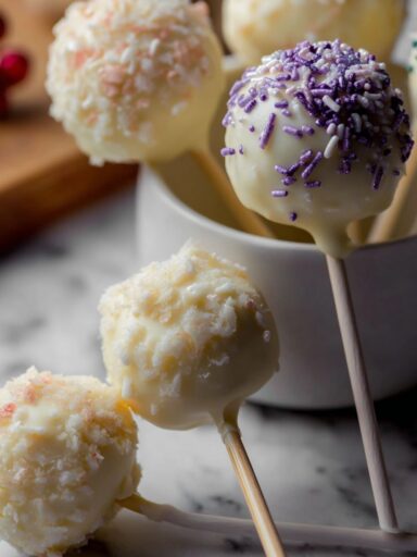 Sugar Plum Cake Pops Recipe