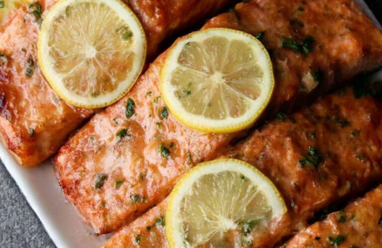 Trader Joe's Salmon Recipe (Easy Garlic Butter Baked Salmon)