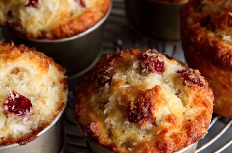 Vanilla Cranberry Can Cakes Recipe