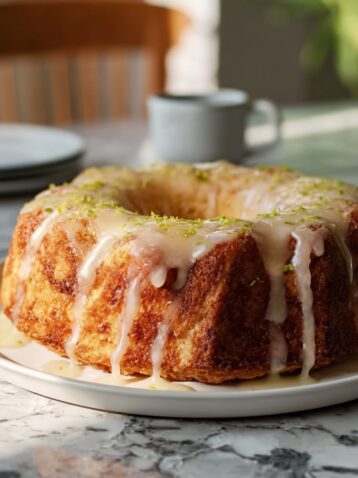 Kyle’s Lemon Pound Cake With Reba’s Royal Glaze Recipe