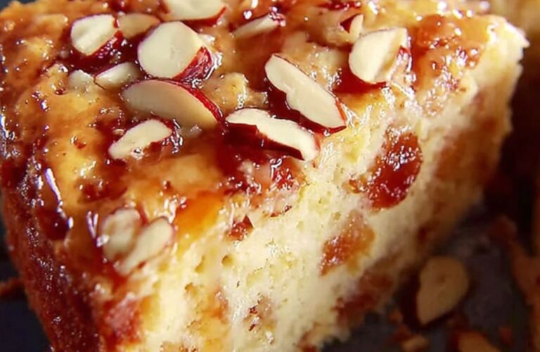Almond, Pine Nut, Apricot Crumb Cake Recipe