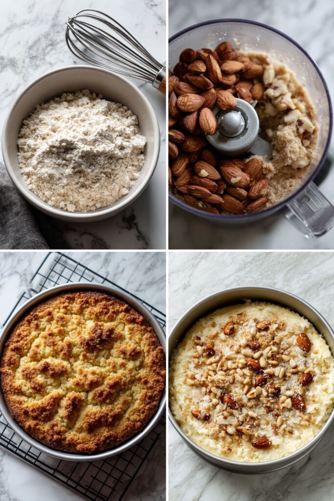 Almond, Pine Nut, Apricot Crumb Cake Recipe