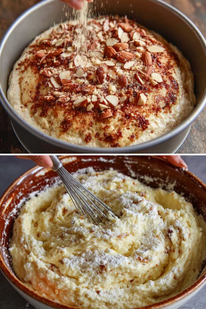 Almond, Pine Nut, Apricot Crumb Cake Recipe