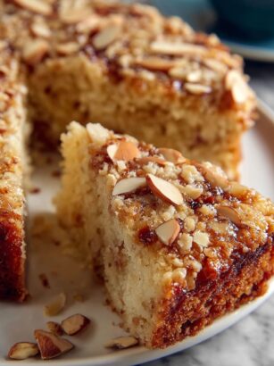 Almond, Pine Nut, Apricot Crumb Cake Recipe