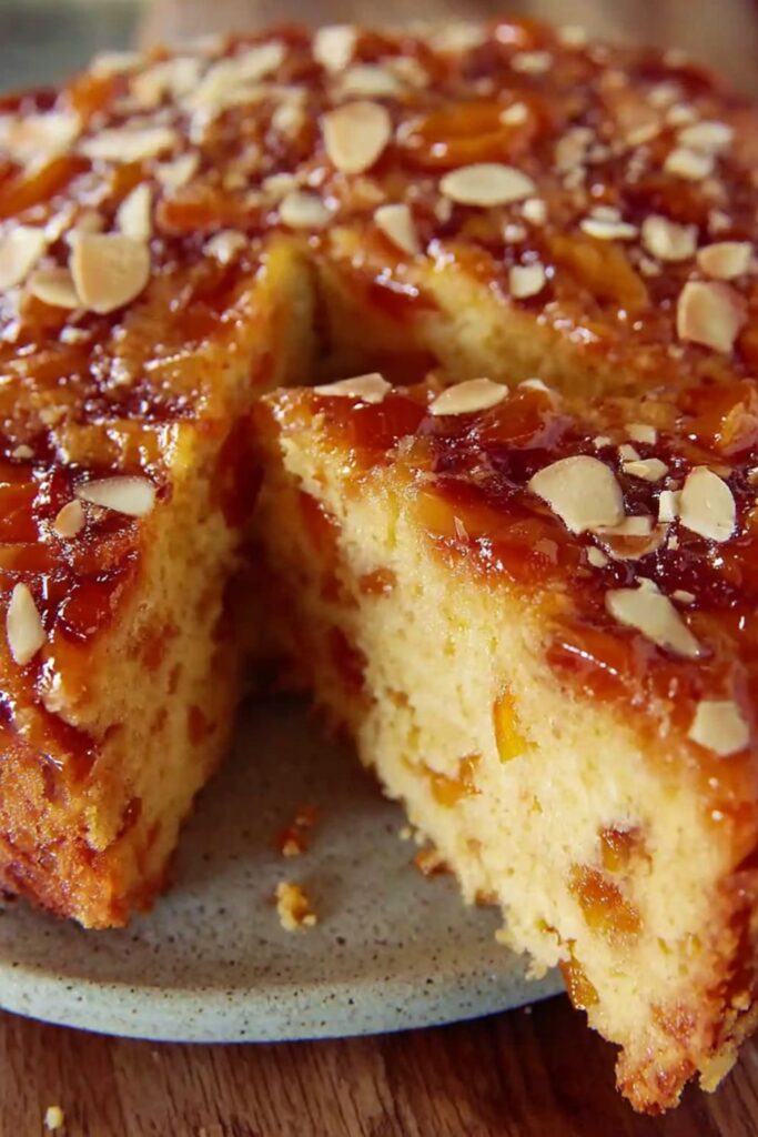 Almond, Pine Nut, Apricot Crumb Cake Recipe