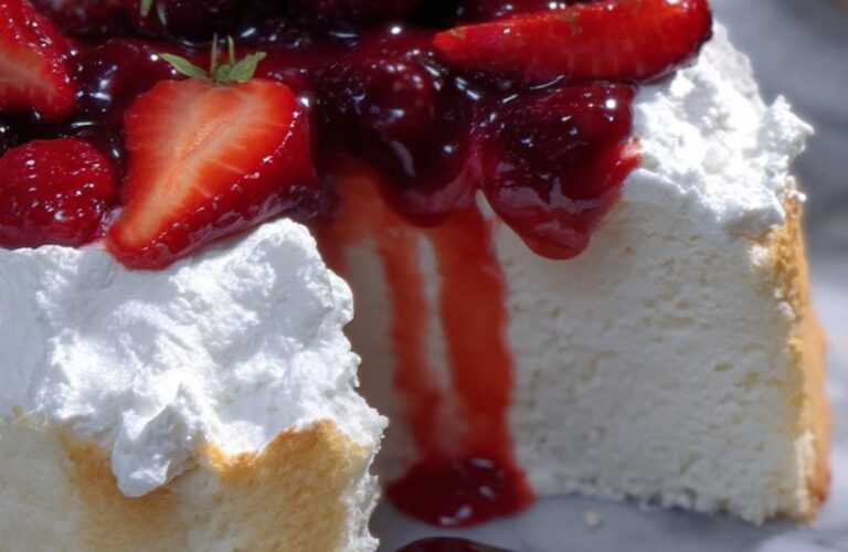 Angel Food Cake and Berries Recipe