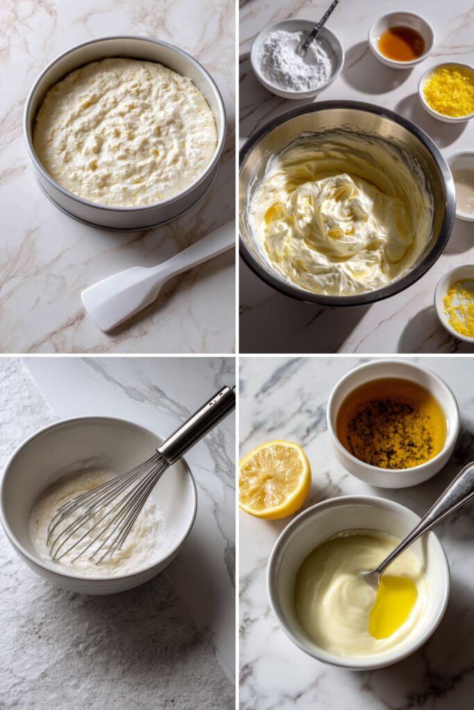 Angel Food Cake with Lemon Honey Yogurt Sauce Recipe