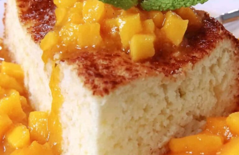Angel Food Cake with Mangoes Recipe